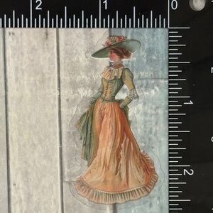 🌀10/$10🌀 Victorian Era Retro Translucent Waterproof Vinyl Sticker Decal